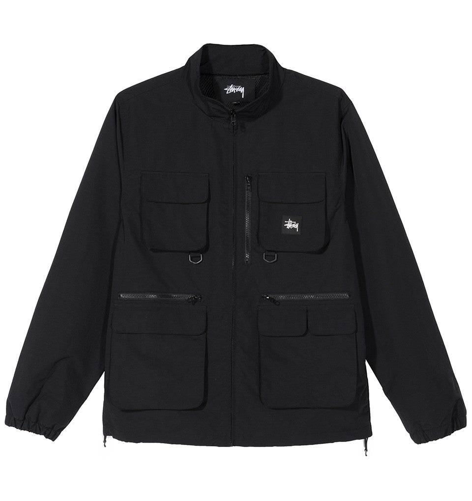 STÜSSY UTILITY JACKET // BLACK
