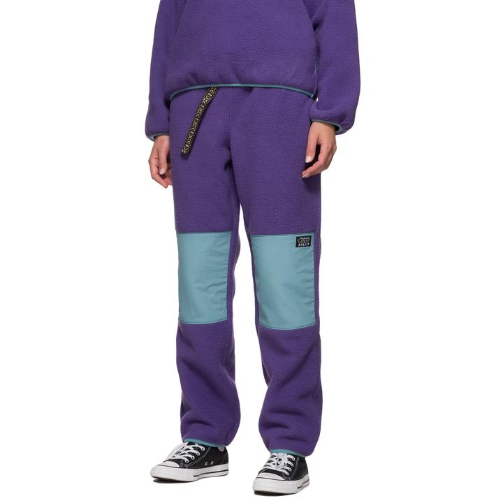 STÜSSY SUMMIT POLAR FLEECE PANT // PURPLE