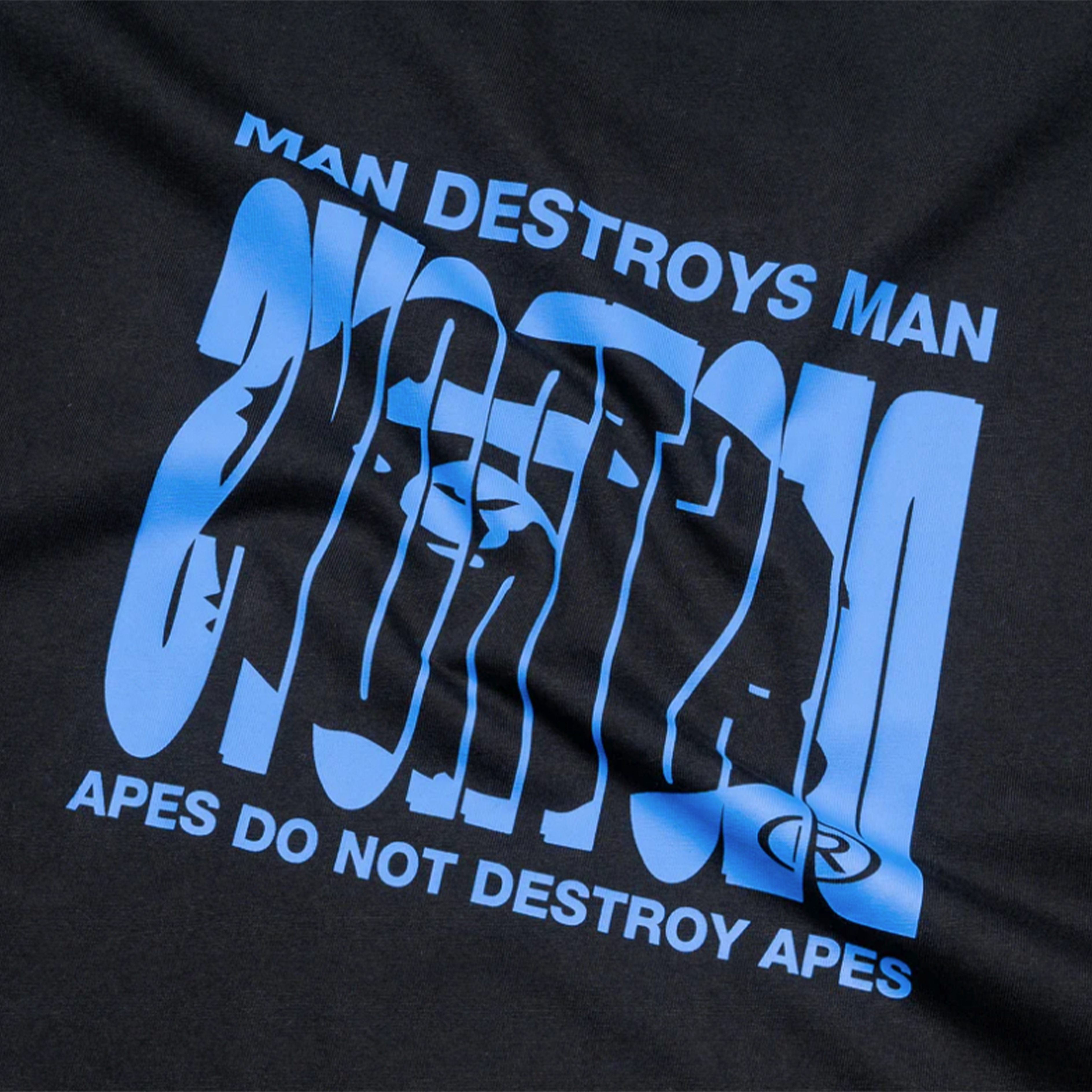 A Bathing Ape Highlight Logo Tee Black