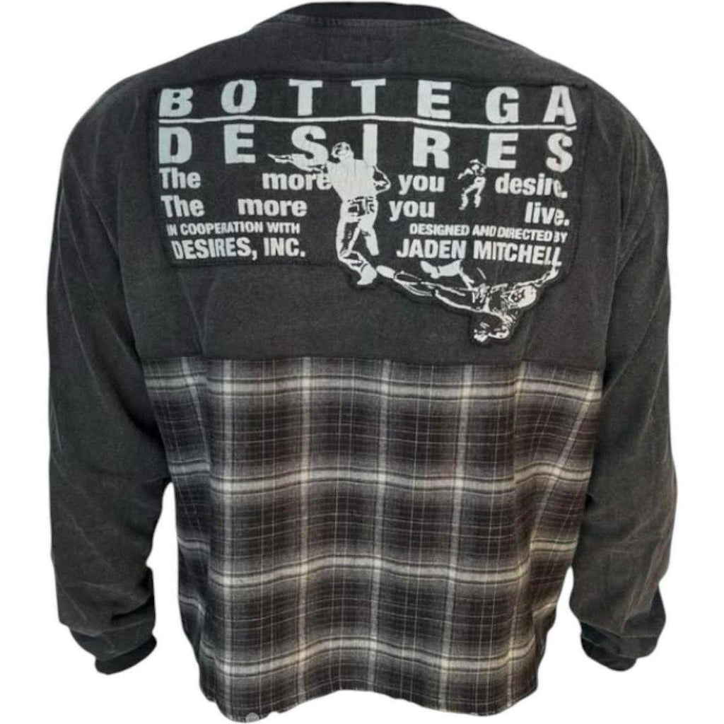 Bottega Desires Hybrid Flannel Longsleeve T-Shirt