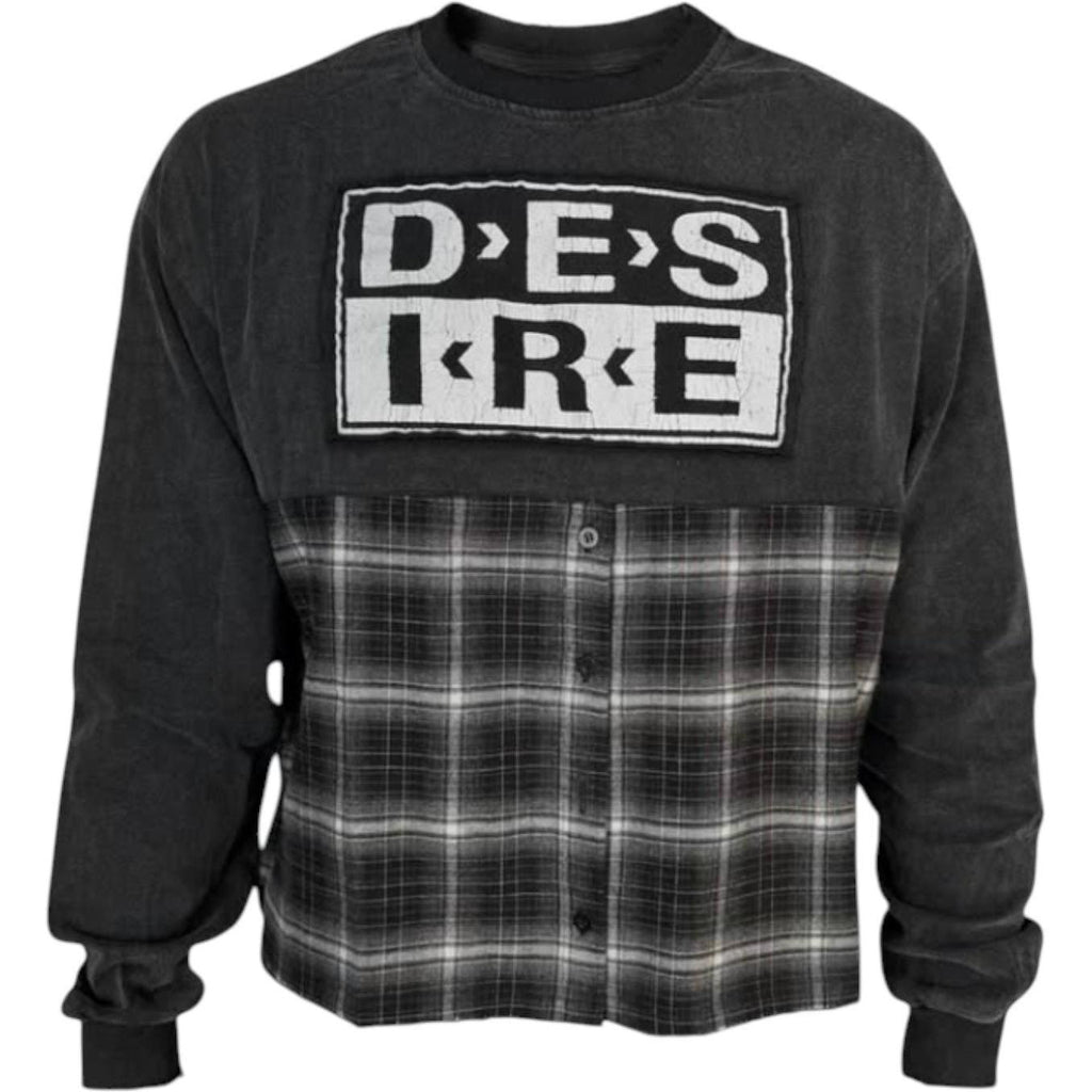 Bottega Desires Hybrid Flannel Longsleeve T-Shirt