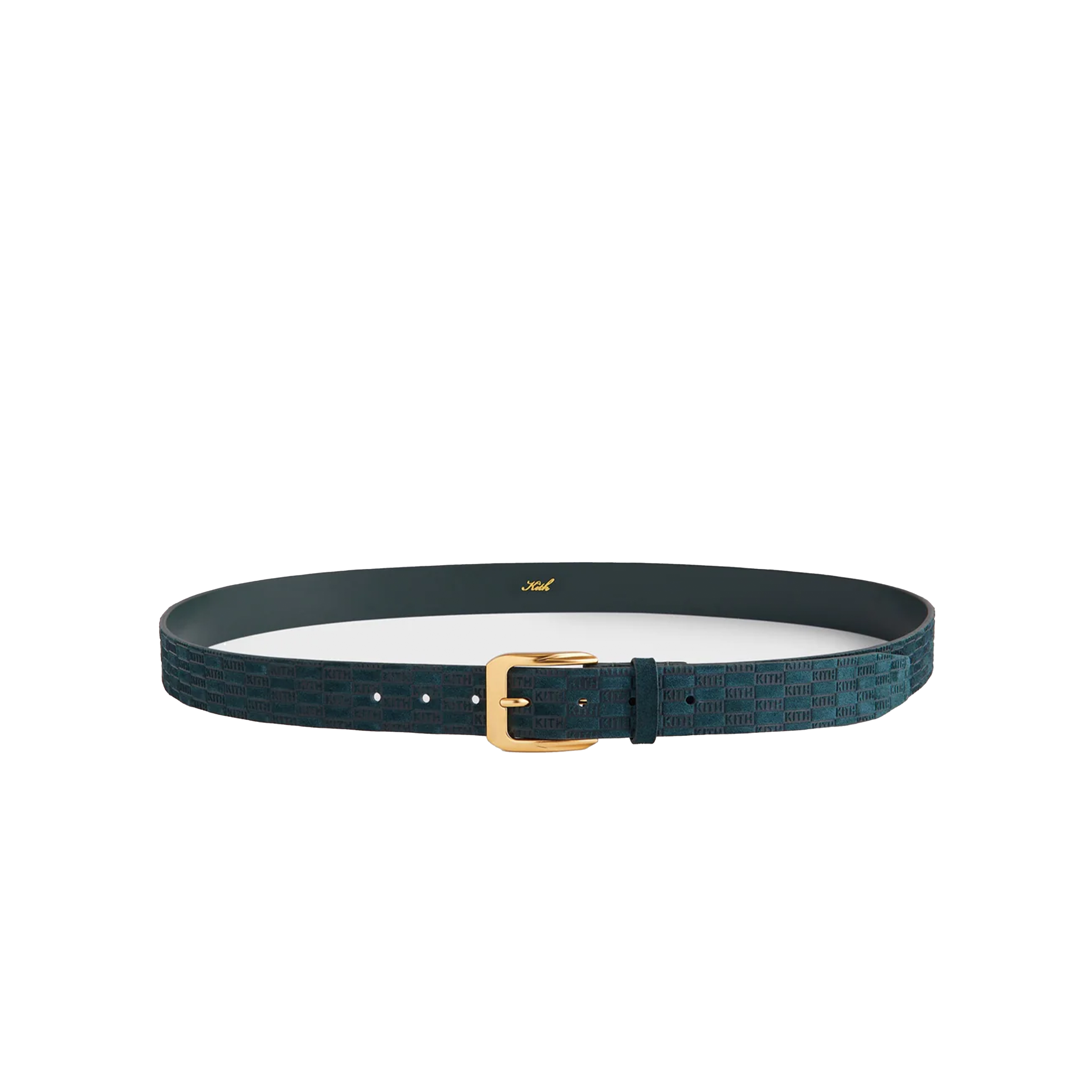 Kith Monogram Suede Leather Belt Stadium