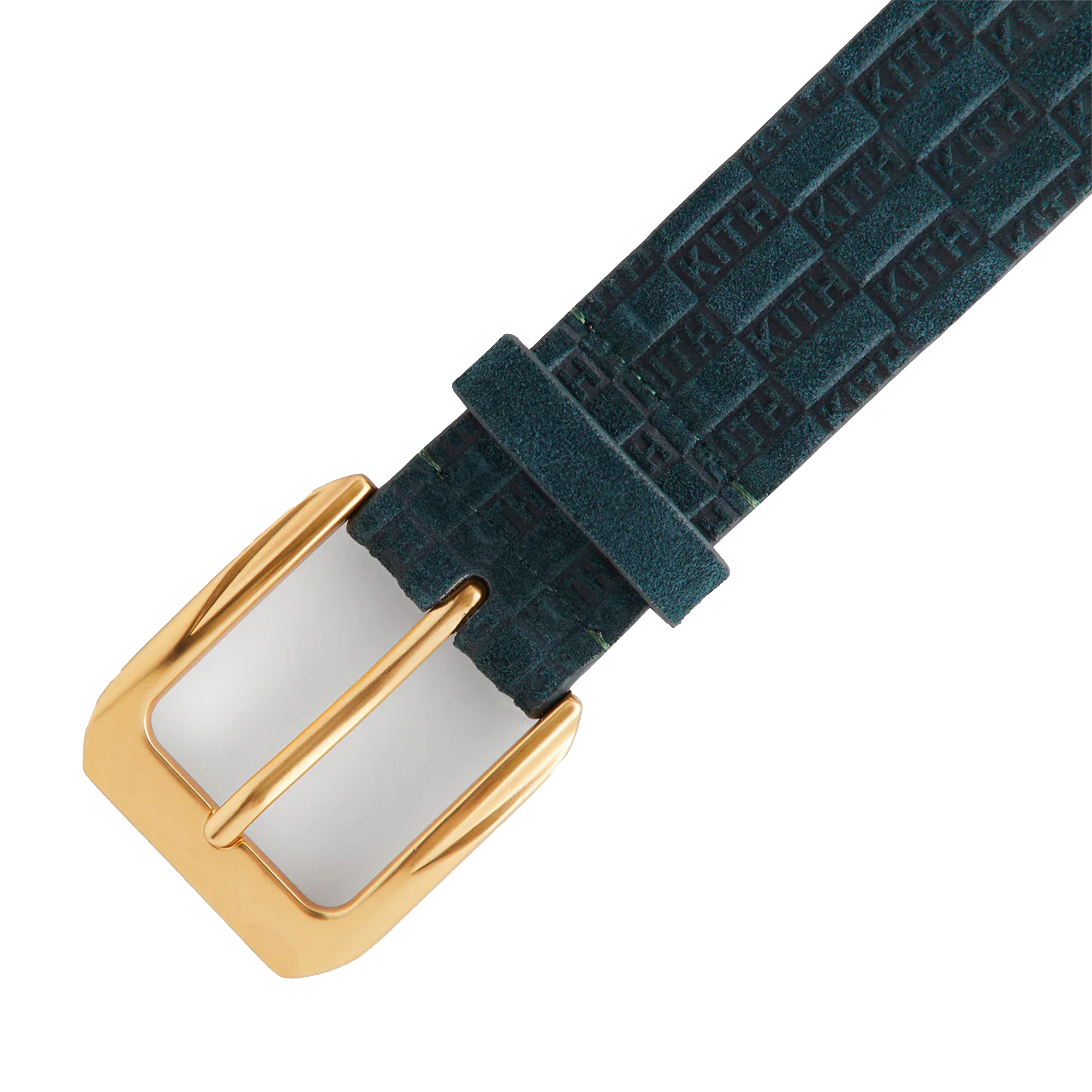 Kith Monogram Suede Leather Belt Stadium