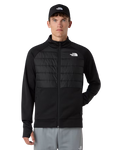 The North Face Reaxion 2.0 Hybrid Zip Fleece Jacket in TNF Black Heather