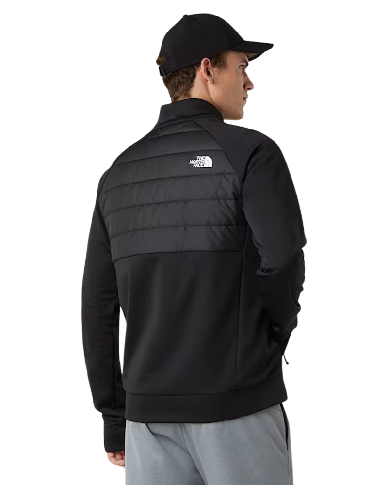 The North Face Reaxion 2.0 Hybrid Zip Fleece Jacket in TNF Black Heather