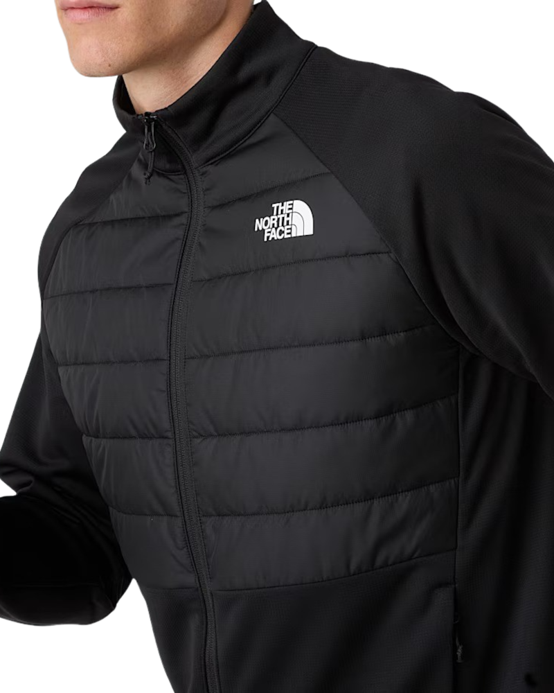 The North Face Reaxion 2.0 Hybrid Zip Fleece Jacket in TNF Black Heather