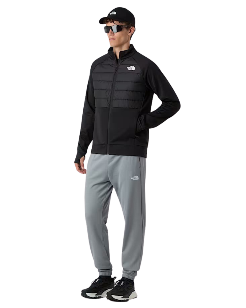 The North Face Reaxion 2.0 Hybrid Zip Fleece Jacket in TNF Black Heather