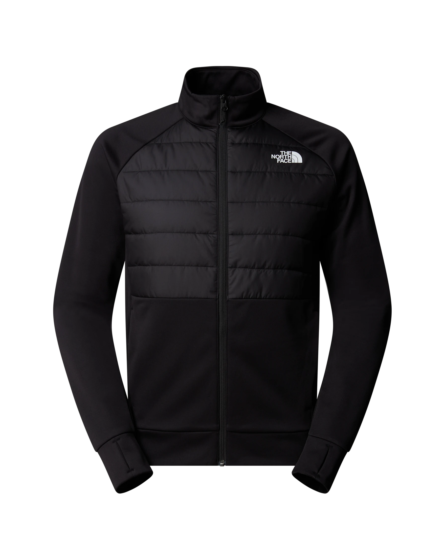 The North Face Reaxion 2.0 Hybrid Zip Fleece Jacket in TNF Black Heather