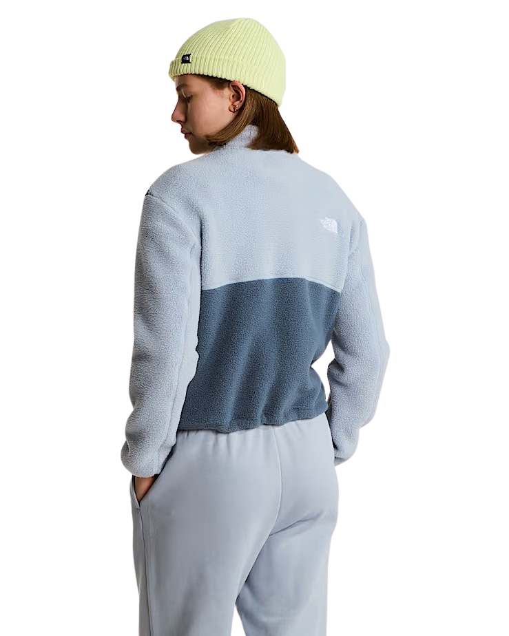 The North Face Yumiori 1/4 Zip Fleece Jacket in Granite Grey & Frost Grey