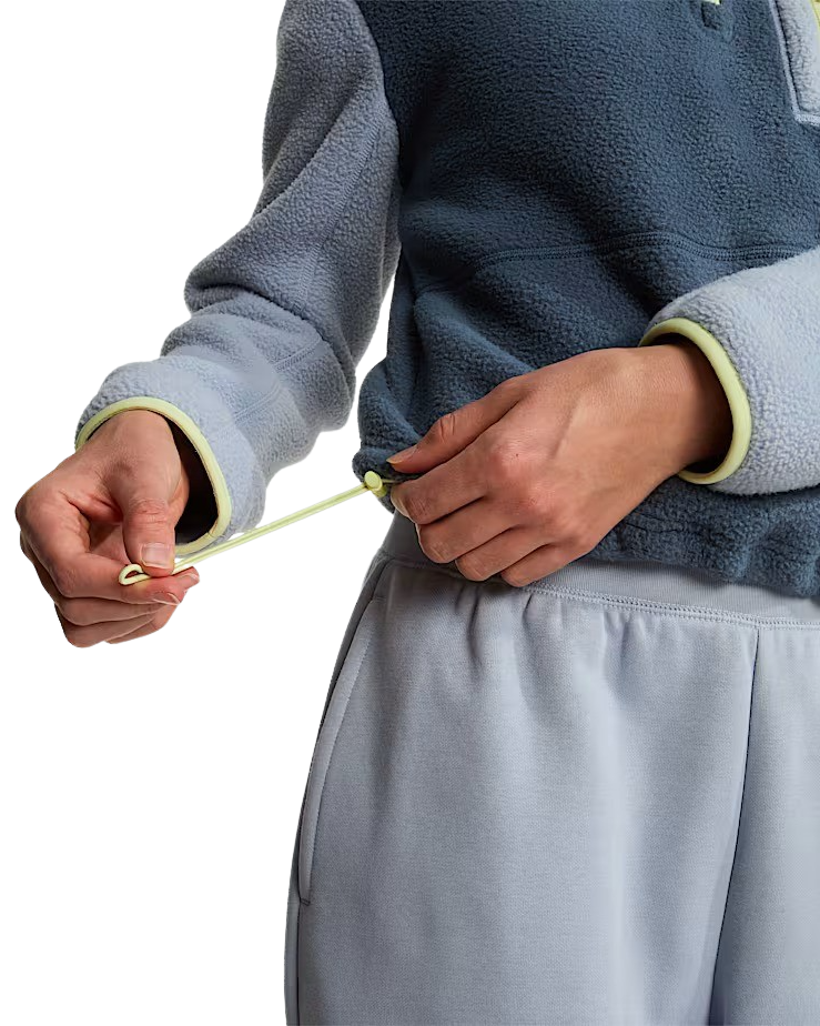 The North Face Yumiori 1/4 Zip Fleece Jacket in Granite Grey & Frost Grey