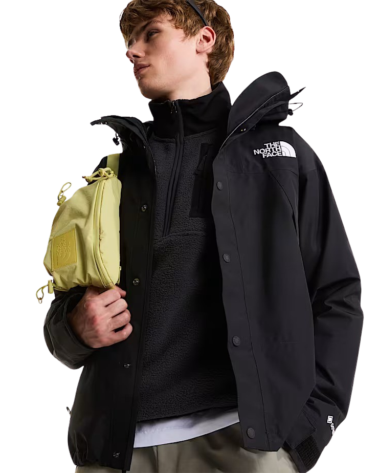 The North Face Yumiori Off-Peak 1/2 Zip Fleece Jacket in Asphalt Grey & TNF Black