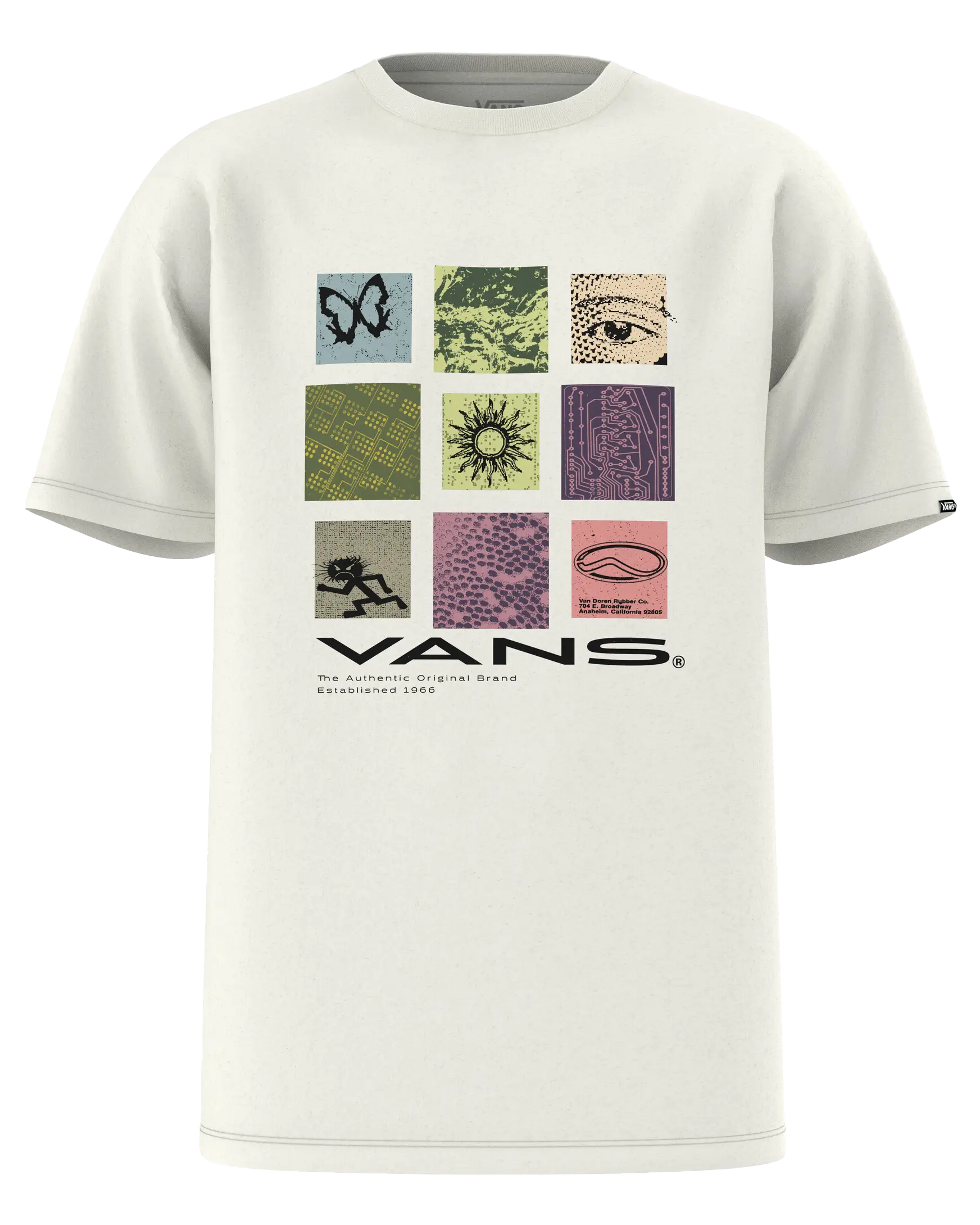 Vans Cluster 66 T-Shirt in Marshmallow