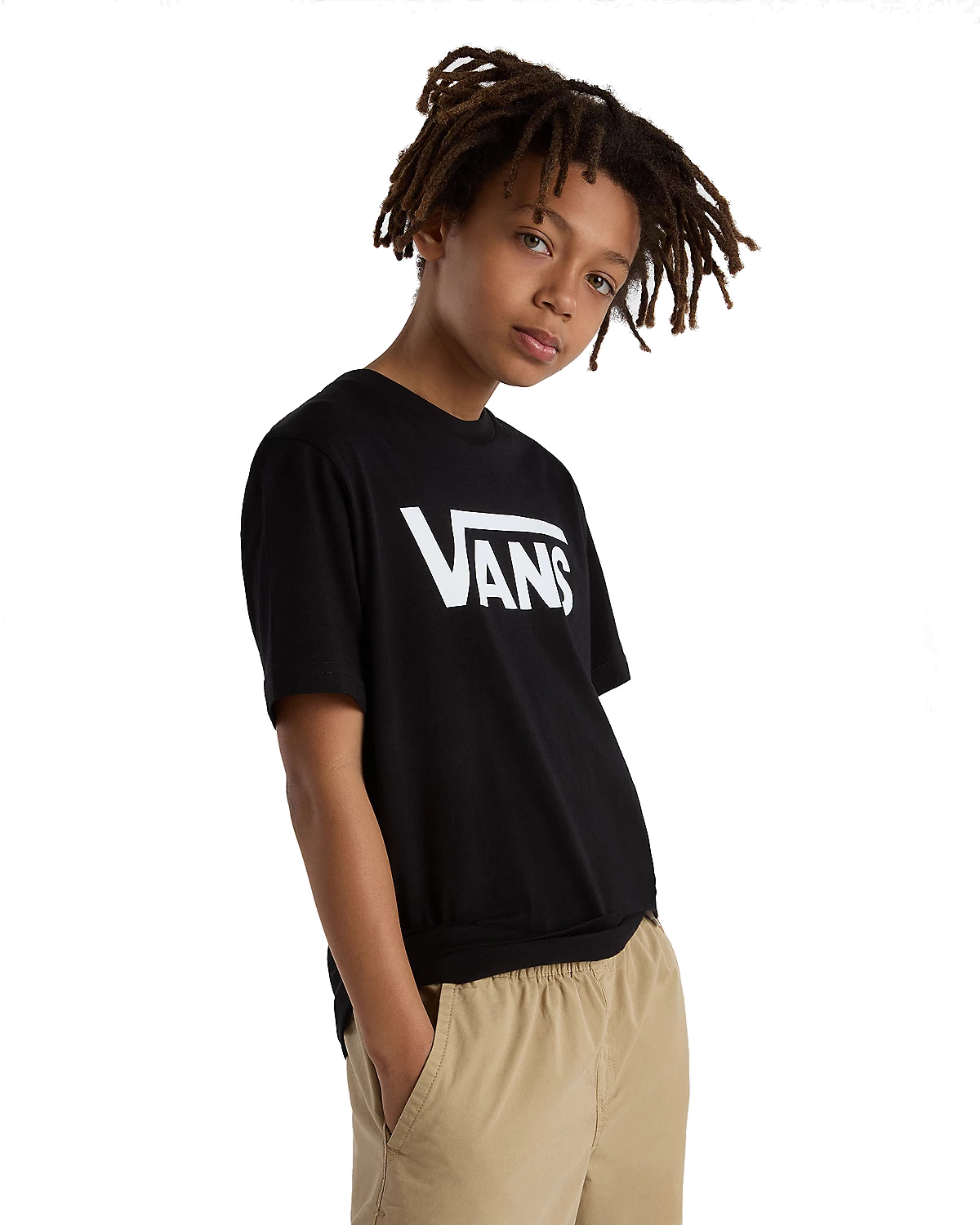 Vans Boys Classic Boys T-Shirt in Black & White